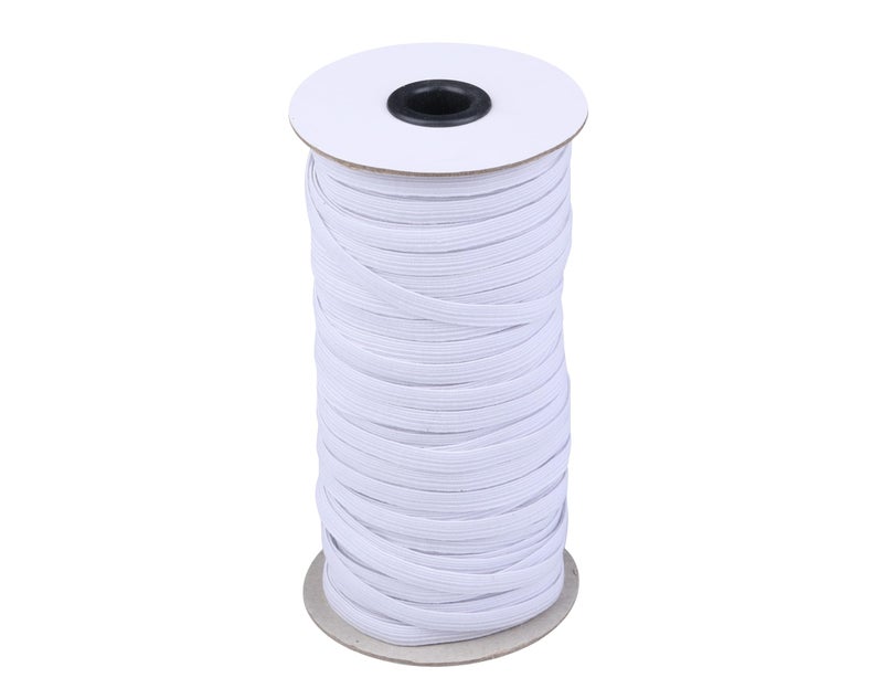I-MART Elastic for Sewing 1/4 Inch Elastic Band 70 Yards White Elastic Cord Heavy Stretch Knit Elastic Spool Elastico para Costura Waistband Neckline Craft Supplies, White - Image 1